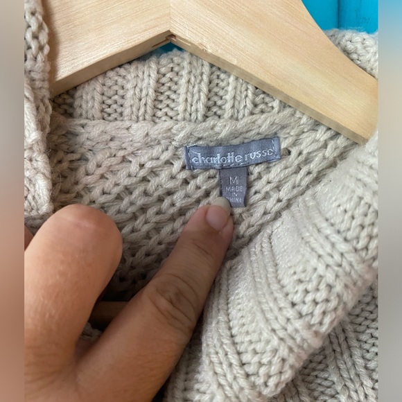 Cozy Sweater Poncho Fringe Fall Style Jacket Good Pre-Loved Condition Leisure - Picture 4 of 8